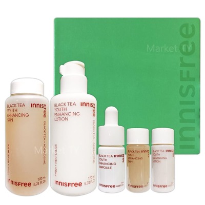 Innisfree/Black Tea Youth/Skin Care/2-Item Set/Skin Care/Cosmetics/Skin Care Products