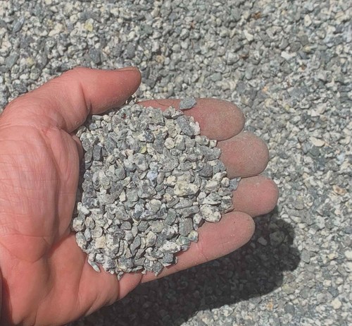 Granite Pea Gravel, 40 LBS, Crushed Decorative Granite.