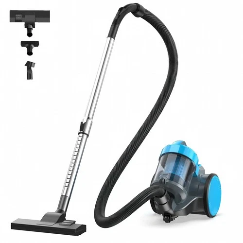 Powerful Bagless Canister Vacuum Cleaner, 1000W, 16Kpa Suction, Large 1.8L Dust