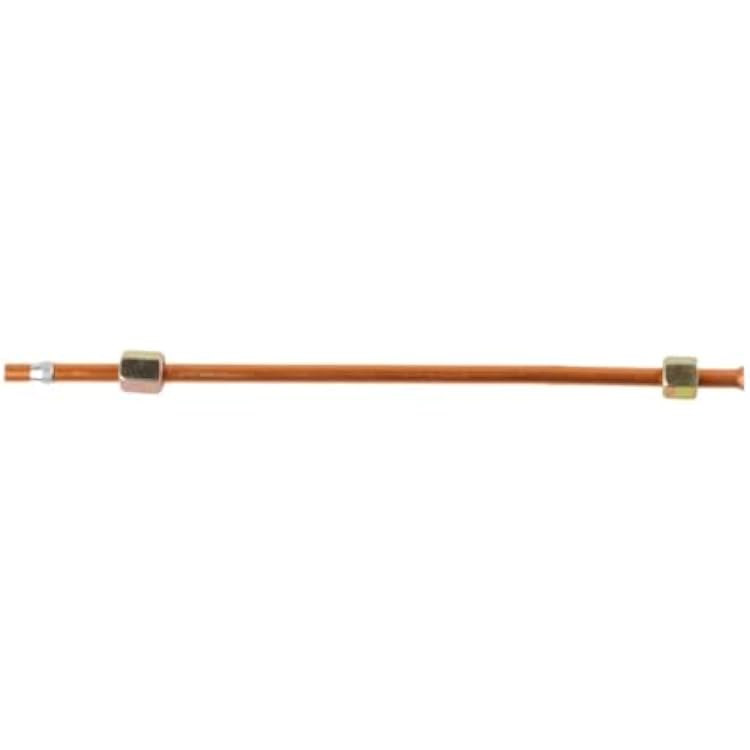 Copper Plated Aluminum Air Compressor Exhaust Tube Copper Tone Replacement, Direct-connected Air Compressor Accessories Intake Pipe For Household Air Compressors400mm