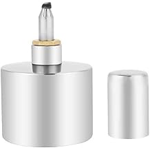 Classic Alcohol Burner 200 ml Bunsen Burner Small Laboratory Spirit Burner Kitchen Alcohol Burner Lamp Made of 304 Stainless Steel Thickened Mini Alcohol Lamp with Wick for Biochemical Lab