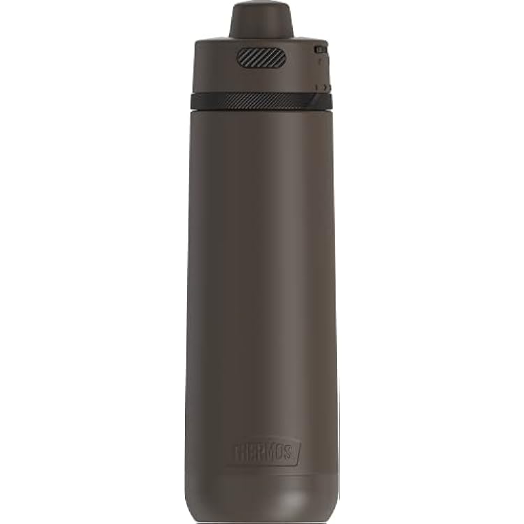 THERMOS ALTA Series, Stainless Steel Hydration Bottle, 24 Ounce, Espresso Black