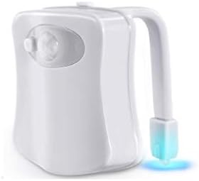 EZONE Toilet Night Light, Motion Sensor LED Night Lights,Two Modes with 8 Colors Changing Toilet Bowl Night Light for Bathroom Washroom, Fits Any Toilet Size Pack of 1