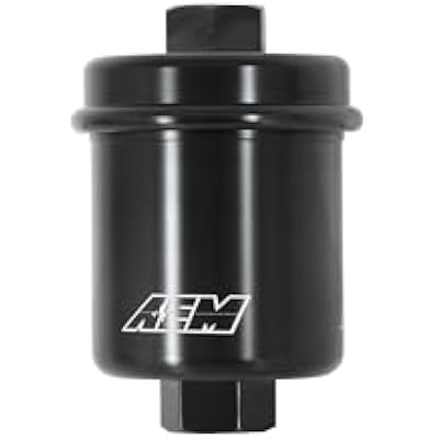 AEM 25-200BK High Volume Fuel Filter - Black