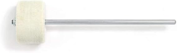 Gibraltar 6" Short Felt Bass Drum Beater, Medium Impact Head, Fits Standard Pedals, Lightweight Design for Fast Rebound and Balanced Playability (SC-3261)