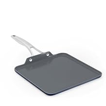 Calphalon Premier Ceramic Nonstick 11" Square Griddle, Midnight Blue