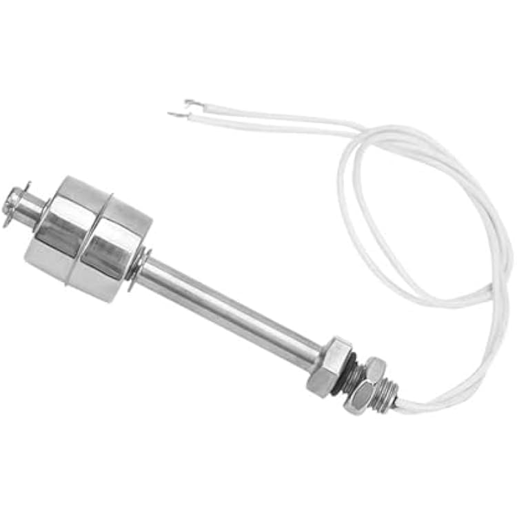 Float Level Sensor, 0,220V Stainless Steel Liquid Water Level Switch for Pool Can