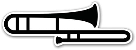 Trombone Sticker, 4 in