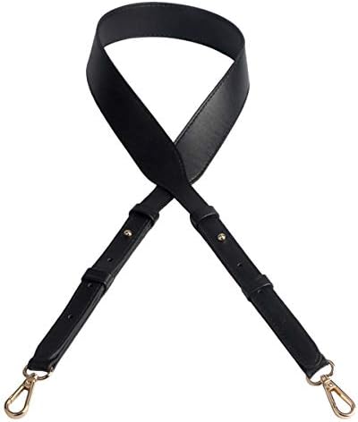BEAULEGAN Purse Strap Replacement - Microfiber Leather - 51 Inch Long Adjustable for Crossbody Shoulder Bag - 1.6 Inch Wide