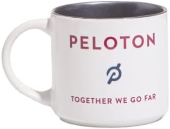 Peloton 'Together We Go Far' 15 oz Ceramic Stoneware Mug, White