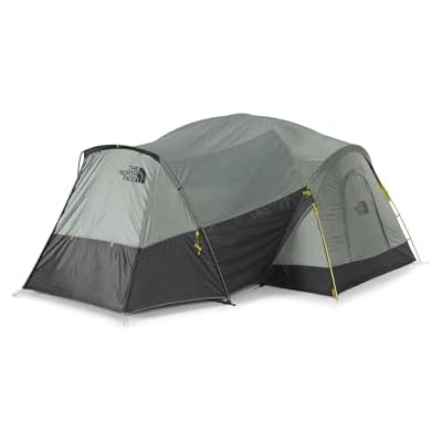 THE NORTH FACE Wawona 8 Tent | Eight Person Camping Tent, Water Repellent, Spacious & Easy to Set Up, Attached Vestibule Area