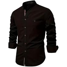 Mens Long Sleeve Polo Shirts Mens Button Up Shirts Long Sleeve Slim Dress Shirts for Men Beach Wedding Shirts