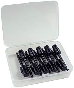ETRE Sports 10 Piece Hackle Pliers, Fly Hook Holders, Fly Tying Tool, Fly Fishing Organizational Tool