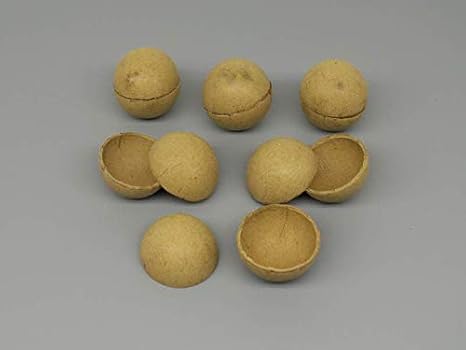 20pc 1-3/4" Paper Firework Ball Shells Craft Hemispheres