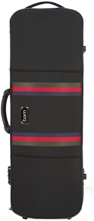 Bam Saint Germain Stylus Oblong Viola Case (16 3/8", Black)