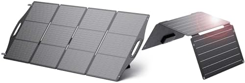BigBlue 30W Solar Panel with Fast Charging USB-A, PD 24W USB-C and DC Ports and BigBlue SolarPowa 200 Solar Panel Charger with Kickstand for Camping,