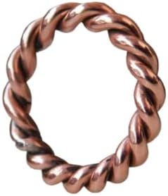 Generic Pure copper tensor rings twisted, Simple ring, Tensor Rings Twist Ring Jewelry, Solid Copper Twisted ring for Men and Women, Jewelry for Unisex,