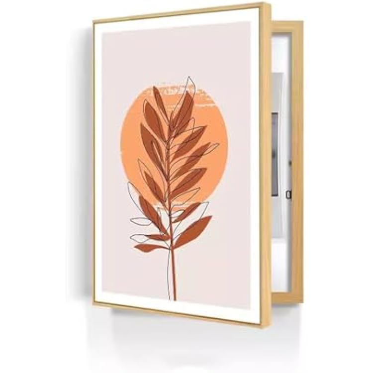 Decorative Fuse Box Cover Electric Meter Panel Cover Artwork, Switch Box Cover Hide Paintings Suitable for Living Rooms & OfficesGray,40x60cm