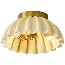 French Balcony Ceiling Lamp,Nordic Cream Style Bedroom Living Room Ceiling Light,E14*2 Double Head Entrance Corridor,Metal Restaurant Kitchen Island Cloakroom Ceiling Lighting Fixture
