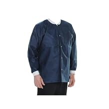 3630NBL Extra-Safe Jackets Navy Blue Large SMS Fabric 10/Pk