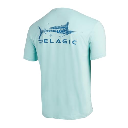 PELAGIC Stratos Gyotaku Marlin Performance Shirt