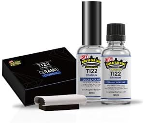 Ti22 Titanium 9H Ceramic Coating Kit - Professional Grade - Protect Your Vehicle While Increasing Shine and Gloss