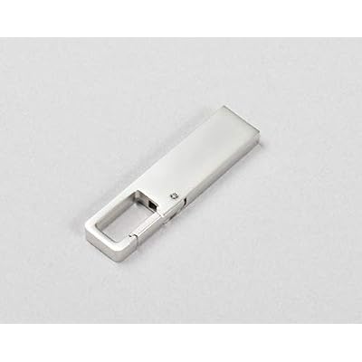 Premium Metal Silver Key Fob USB 2.0 Flash Memory Drive 64GB