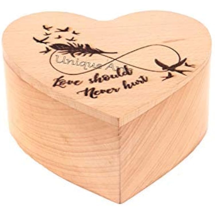Memorial Wooden Urns for Loved Ones | Wooden Cremation Urn for HumanPet Ashes | Wooden Cremation Urn Box for Human Ashes. Love Should Never Hurt