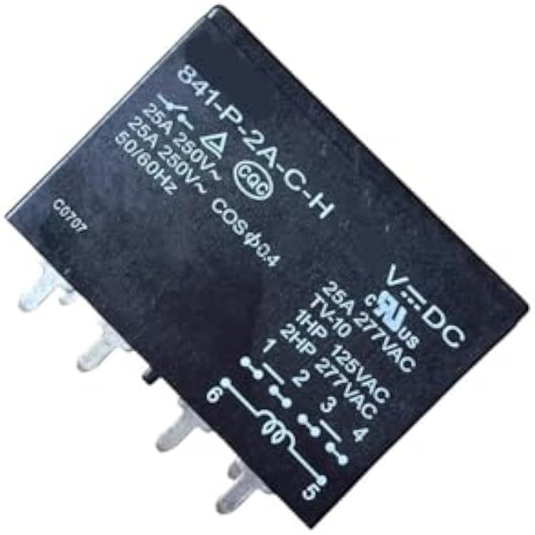 1pcs relaisy 841-P-2A-C-H-24VDC 25A 250V 277VAC DIP6