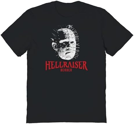 2Bhip Hellraiser T Shirt for Men & Women Deader Pinhead Black Short Sleeve Tee - Horror Film Tshirts