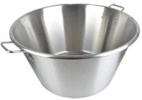 Cazo Grande Para Carnitas Extra Large 25" inch Stainless Steel Heavy Duty Acero Inoxidable Wok comal Fry