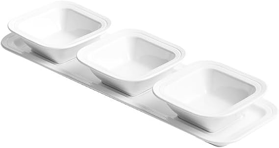 Ecqizer Serving plate Swing plate disc