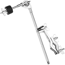 QWORK Drum Cymbal Extension Stand, 33cm Drum Cymbal Arm Attachment for All Skill Levels, Cymbal Boom Arm with Clamp Holder