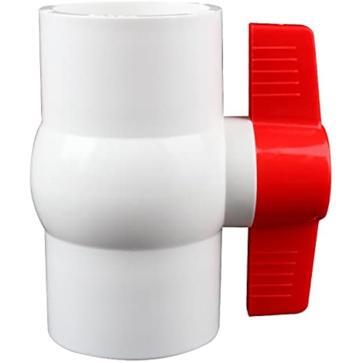 Plastic Ball Valve, Faucet Water Stop Ball Valve, 20MM, 25MM, 32MM, 40MM, 50MM Water Pipe Ball Plastic Quick Installation Water Supply Switch,20MM