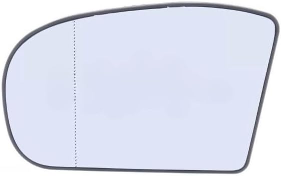 Heated Wing Mirror Glass for Mercedes E Class W211 2002–2009 C Class W203 2000–2007 CL203 Coupe 2001–2011, Easy Fit, Left Hand Side UK Passenger Side