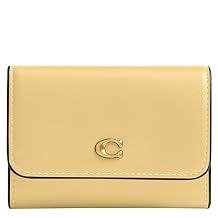 COACH Polished Pebble Leather Essential Flap Card Case