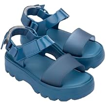 mini melissa Kick Off Platform Sandals for Kids - Chunky Platform Jelly Sandals for Girls, Kids Summer Shoes, Girls Sandals