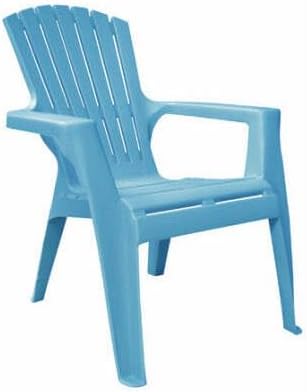 Adams Kids Pool Blue Polypropylene Adirondack Chair