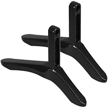 DOITOOL 2 Pcs Universal TV Stand Base Compatible with Samsung TV Legs for Installation Hole Distance of 20-55 mm Mounting Bracket