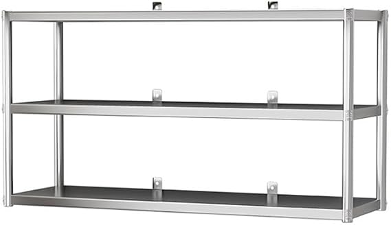 Stainless Steel Shelf, Wall-mounted Commercial Kitchen Wall Shelves, Heavy Duty Waterproof Storage Rack Units, Bathroom Shower Storage Rack For Kitchen Restaurant(50x30x75cm)