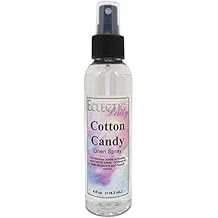 Cotton Candy Linen Spray, 8 ounces - Eclectic Lady Sheet and Linen Spray - No Artificial Colors, Parabens, or Preservatives - Long-Lasting Scent for Bed, Fabric & Pillow