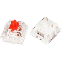 Mechanical Keyboard Switch, 10Pcs Red Switch Backlit Mechanical Gaming Keyboard Switch with Axes Puller and Keys Puller, Alloy Touch Spot Design