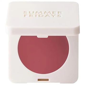Blush Butter Balm Hydrating Cream Blush with Peptides, Sheer Color, Moisturizing, Dewy Finish - Color: Dusty Rose - (cool dusty rose)