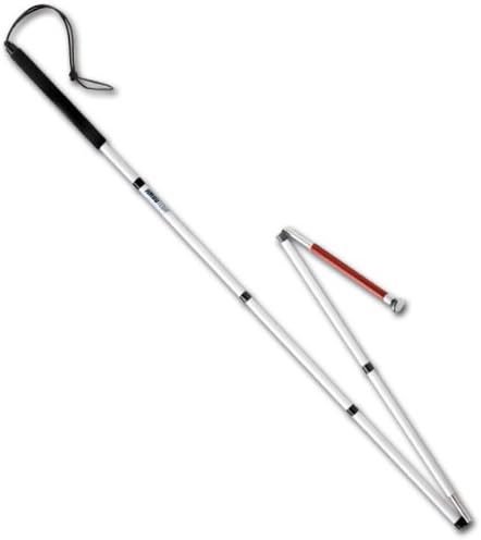 Ambutech Folding Slim Line Graphite ID Cane- 50-in
