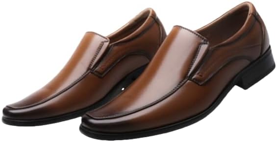 Men's Classic Black Lace-Up Oxford Dress Shoes, Pointed Toe Formal Shoes for Weddings, Business & Special Occasions, Premium Dress Footwear for Men