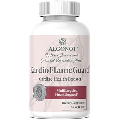 Algonot KardioFlameGuard Heart Health Supplement, Cardiovascular Support, with Allicin, Folinic Acid, Isoquercetin, Berberine 60 Capsules