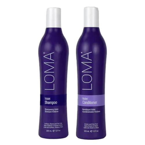 Loma Hair Care Violet Duo: Shampoo and Conditioner