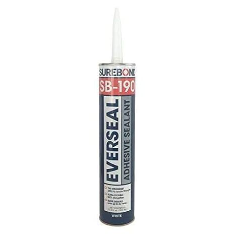 Pick-Proof Adhesive Sealant, 10.3oz, White