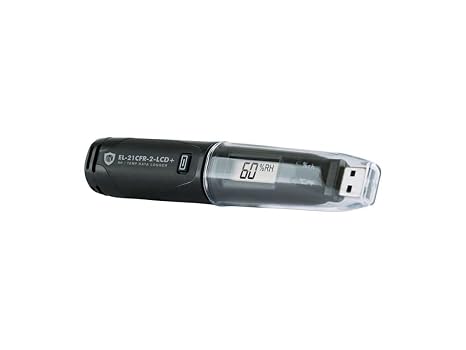 Lascar 21CFR USB Humidity And Temperature Data Logger W/LCD Display