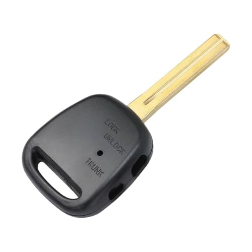 beler Remote Control Key Fob Shell Case Side 2 Buttons Fit for Toyota TOY48 Uncut Blade